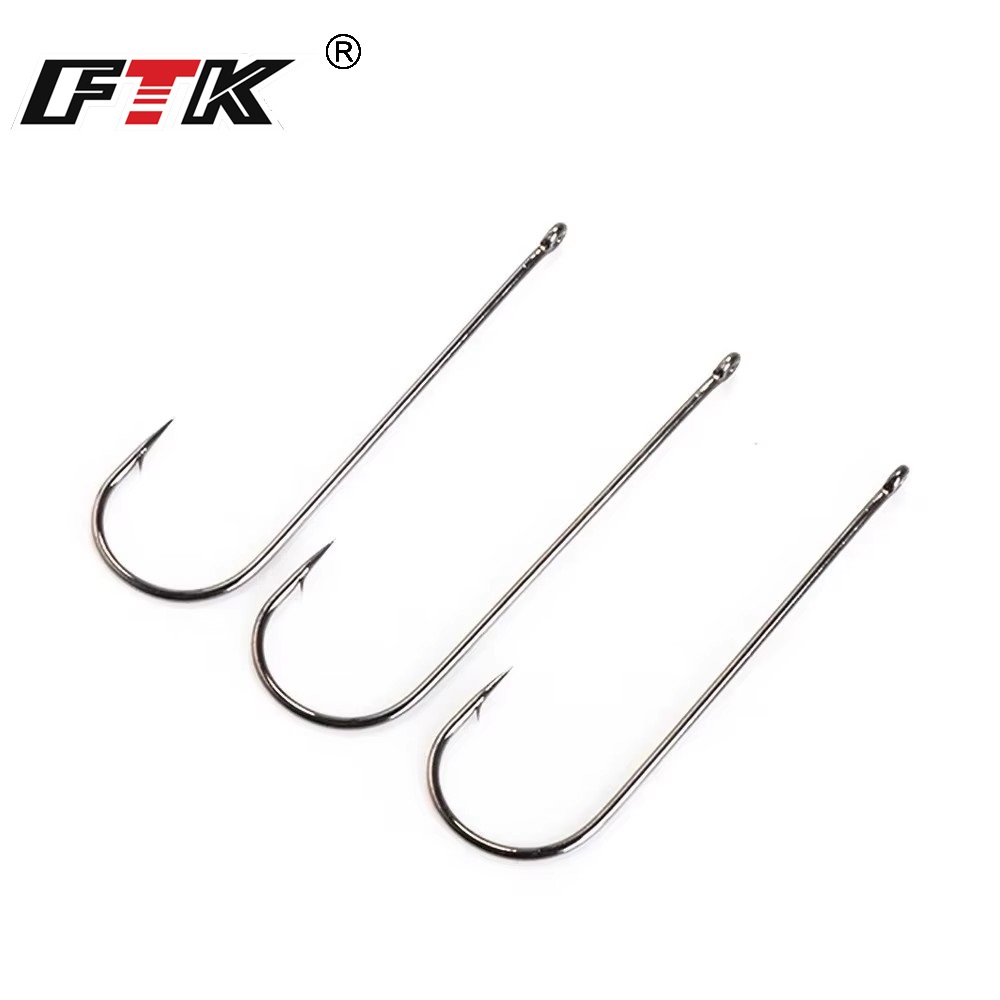FTK 5-9PCS 아버딘 낚시 후크 아이 4/0 #  - Fishing Hook Barbless 리뷰 및 가격
