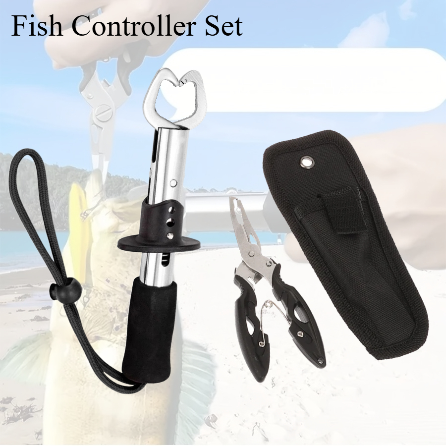 2pcs 물고기 컨트롤러 세트 포함 1pc 낚시 집게  - Fishing Hook Stainless Steel 리뷰 및 가격