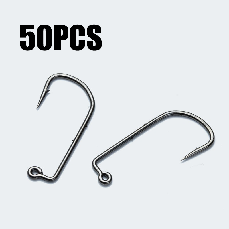 50PCS 90도 지그 플라이 후크 Size4 #    - Fishing Hook Barbless 리뷰 및 가격