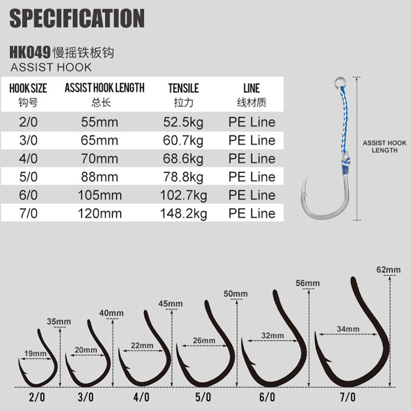 2 개/가방 높은 탄소강 느린 단일 후크 바다 낚시 후 - Fishing Hook Barbless 리뷰 및 가격