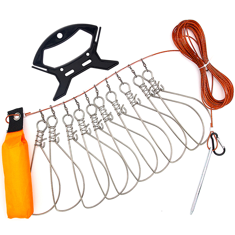 신제품【스테인리스 스틸 낚시 잠금 버클 랜야드 5개의  - Fishing Hook Stainless Steel 리뷰 및 가격