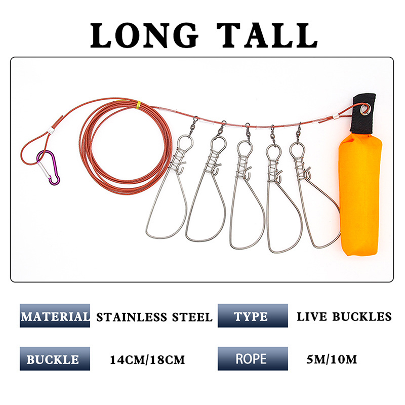 신제품【스테인리스 스틸 낚시 잠금 버클 랜야드 5개의  - Fishing Hook Stainless Steel 리뷰 및 가격