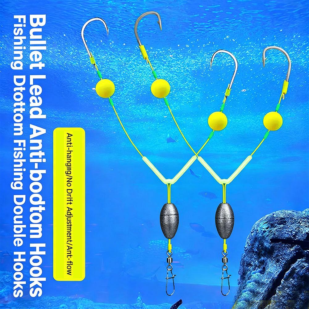 안티-스내그 낚시 장비 위드리스 드롭샷 리그 세트 (잉 - Fishing Hook Weedless 리뷰 및 가격