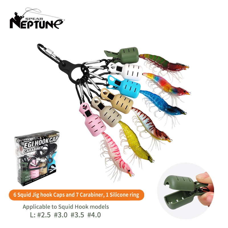 새로운 오징어 지그 미끼 보호기 키트 6pcs Webf - Fishing Hook Jig 리뷰 및 가격